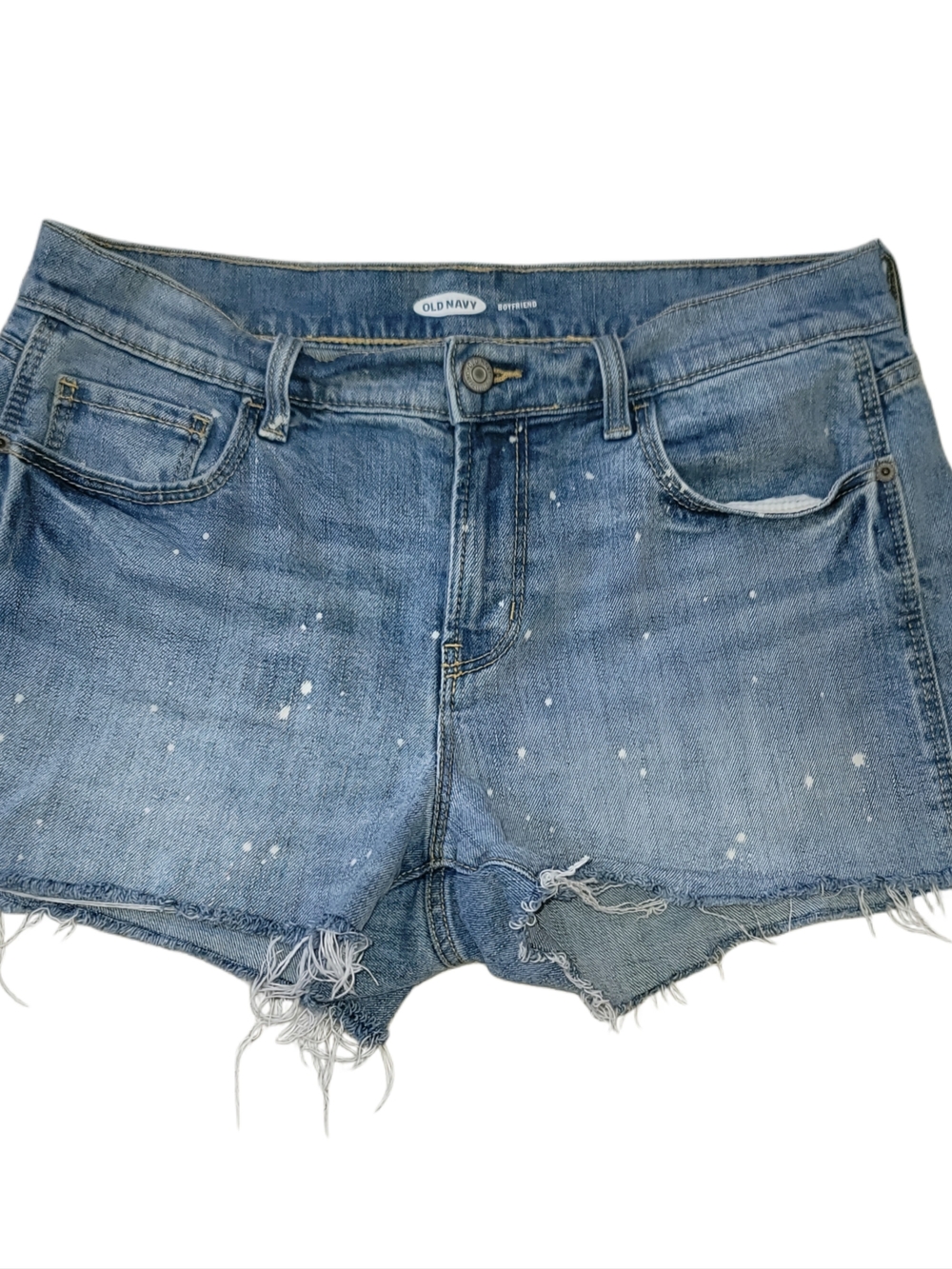 Old Navy Light Blue Distressed Denim Cutoff Shorts